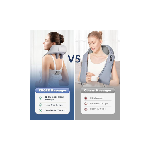 Neck and Back Massager for Cervical Pain Relief with Heating